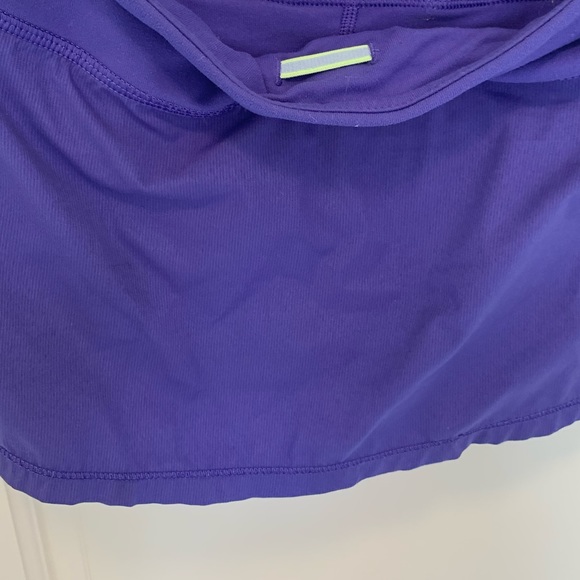 ✨EUC✨RARE IVIVVA GIRLS PURPLE/NEON YELLOW SET THE PACE SKIRT SIZE 8 - Picture 7 of 11